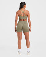 Adapt Seamless Sports Bra - Muted Olive