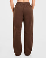 Varsity 2.0 Oversized Straight Leg Joggers - Marron