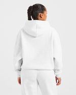 Varsity 2.0 Oversized Hoodie - Heather Gris