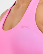 Staple Halterneck Crop Top - Summer Rose