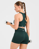 Balance V3 Seamless Sports Bra - Dark Vert
