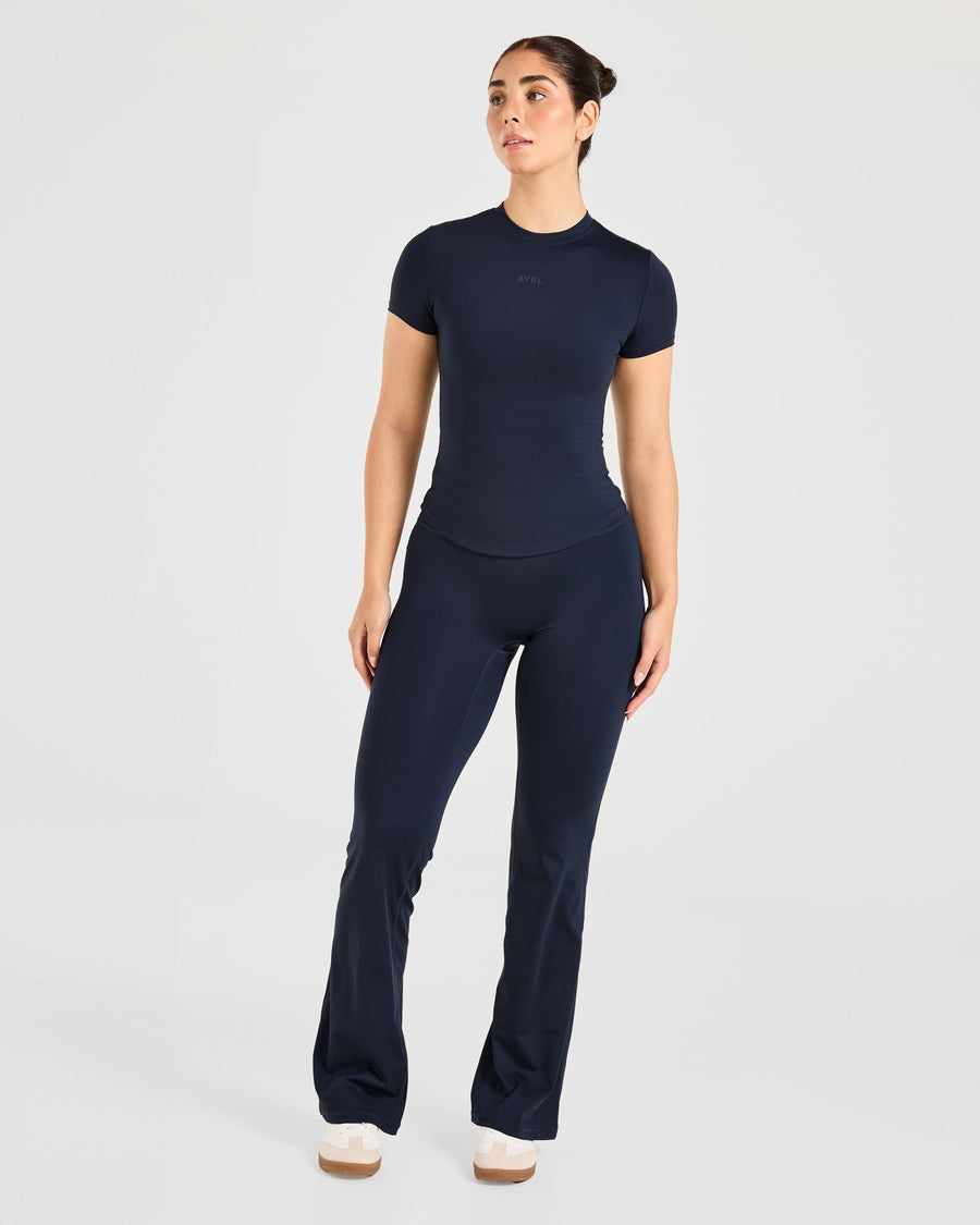 Sculpt Flared Leggings - Deep Navy