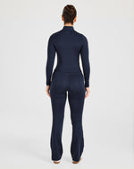 Sculpt Zip Jacket - Deep Navy