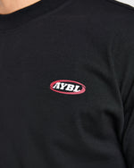 Athletics Script Oversized T Shirt - Noir