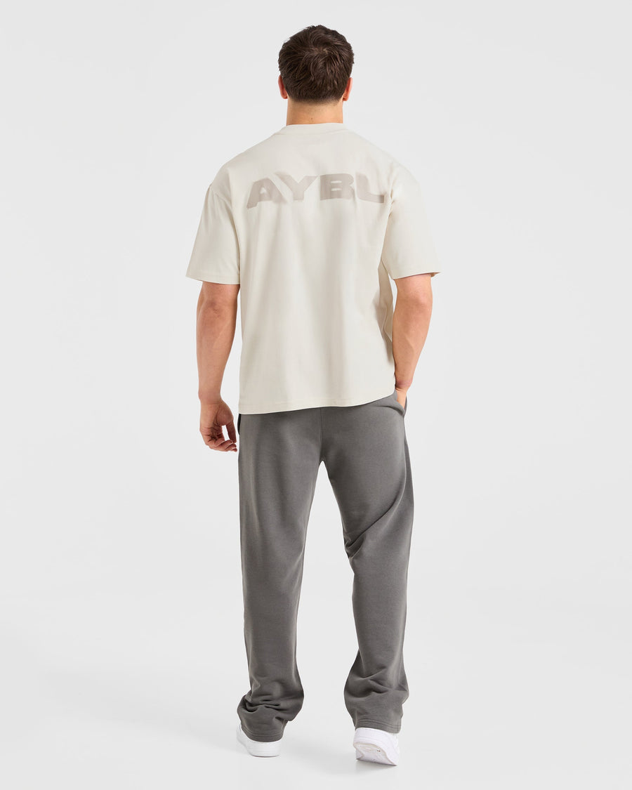 Blur Oversized T Shirt - Off Blanc