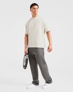 Blur Oversized T Shirt - Off Blanc