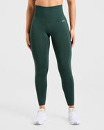 Empower Seamless Leggings - Dark Vert
