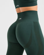 Empower Seamless Leggings - Dark Vert