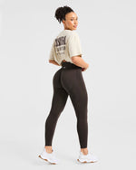 Empower Seamless Leggings - Cocoa Marron