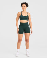 Empower Seamless Sports Bra - Dark Vert