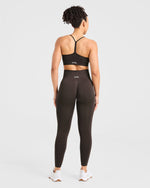 Empower Seamless Sports Bra - Cocoa Marron