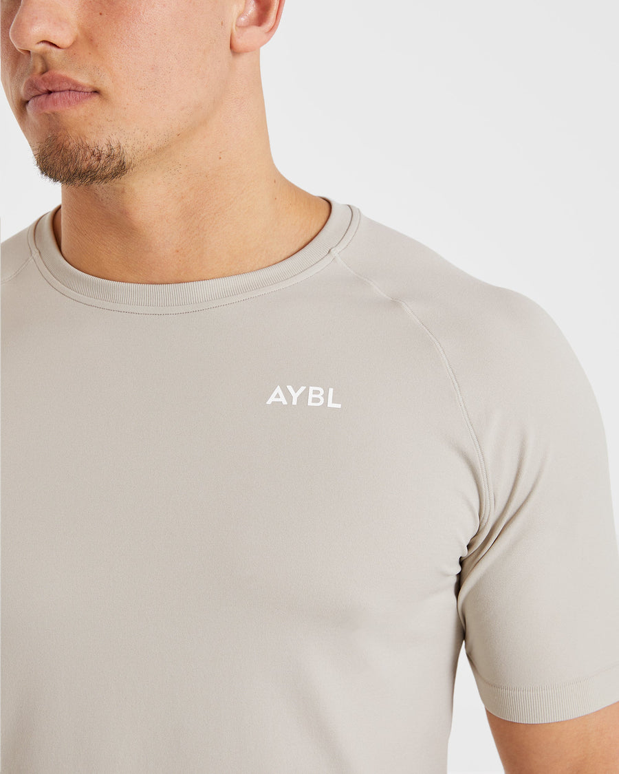Ascend Seamless T Shirt - Ice Gris