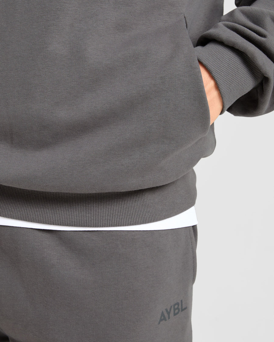Craft Oversized Hoodie - Charcoal