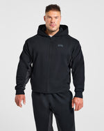 Wesley Vissers x Oversized Zip Up Hoodie - Noir