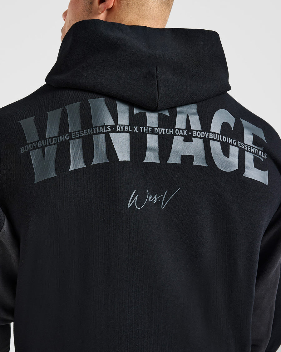 Wesley Vissers x Oversized Zip Up Hoodie - Noir