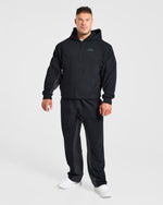 Wesley Vissers x Oversized Straight Leg Joggers - Noir
