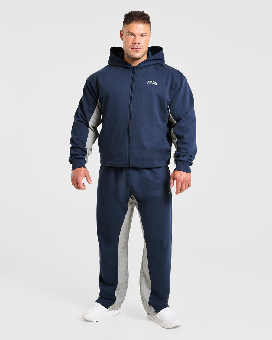 Wesley Vissers x Oversized Straight Leg Joggers - Navy