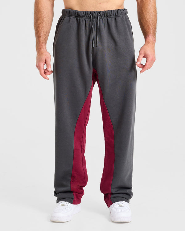 Wesley Vissers x Oversized Straight Leg Joggers - Charcoal