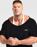 Wesley Vissers x Old School Wide Neck T Shirt - Noir