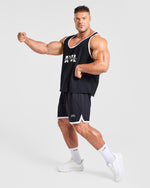 Wesley Vissers x Old School Contrast Shorts - Noir