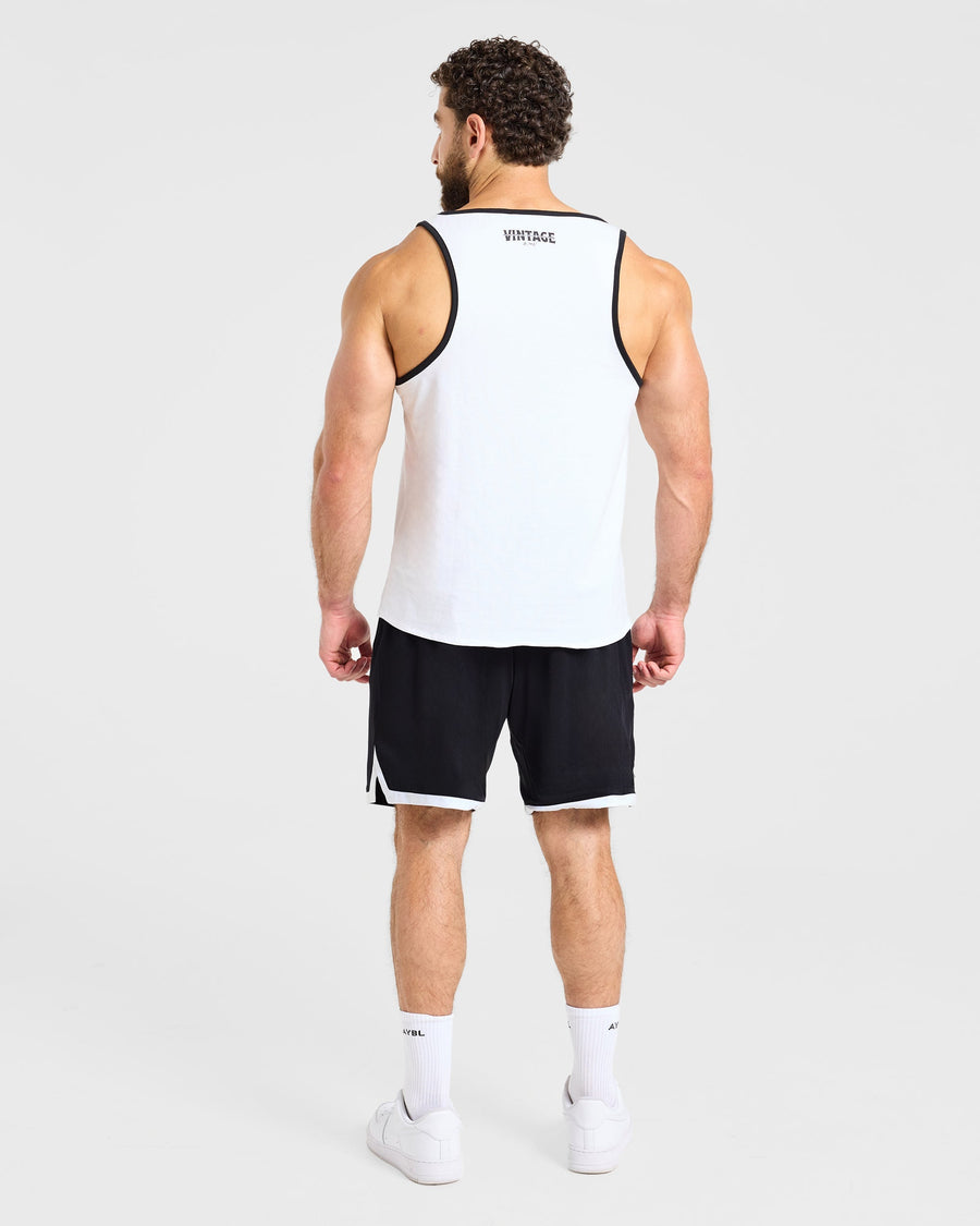 Wesley Vissers x Contrast Tank - Blanc