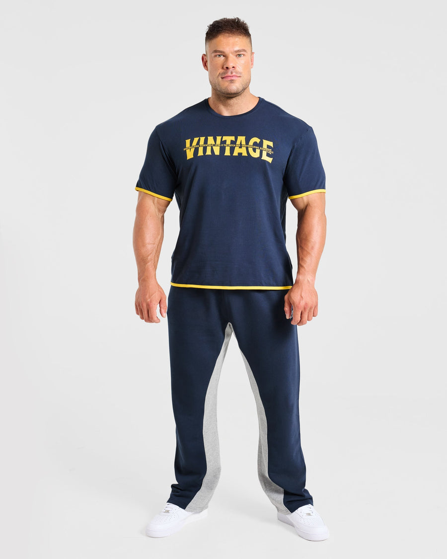 Wesley Vissers x Contrast T Shirt - Navy