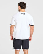 Wesley Vissers x Contrast T Shirt - Blanc