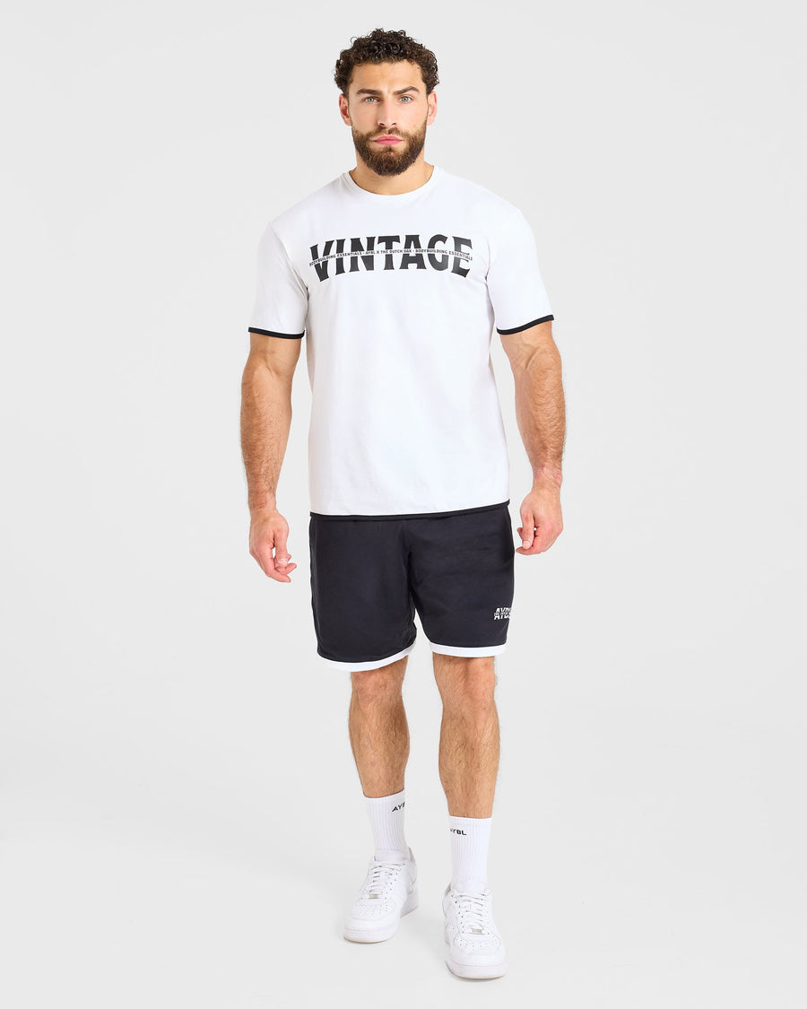 Wesley Vissers x Contrast T Shirt - Blanc