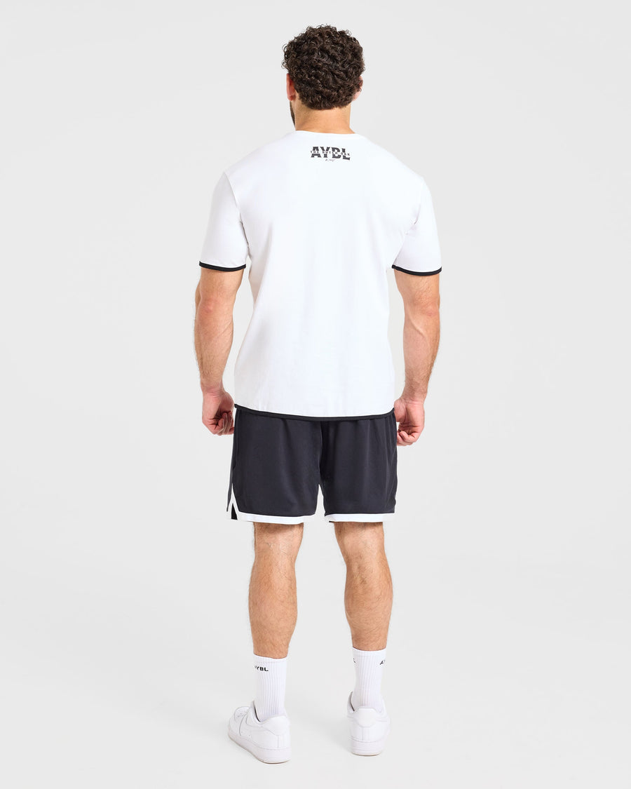 Wesley Vissers x Contrast T Shirt - Blanc