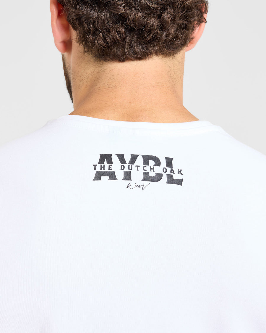 Wesley Vissers x Contrast T Shirt - Blanc