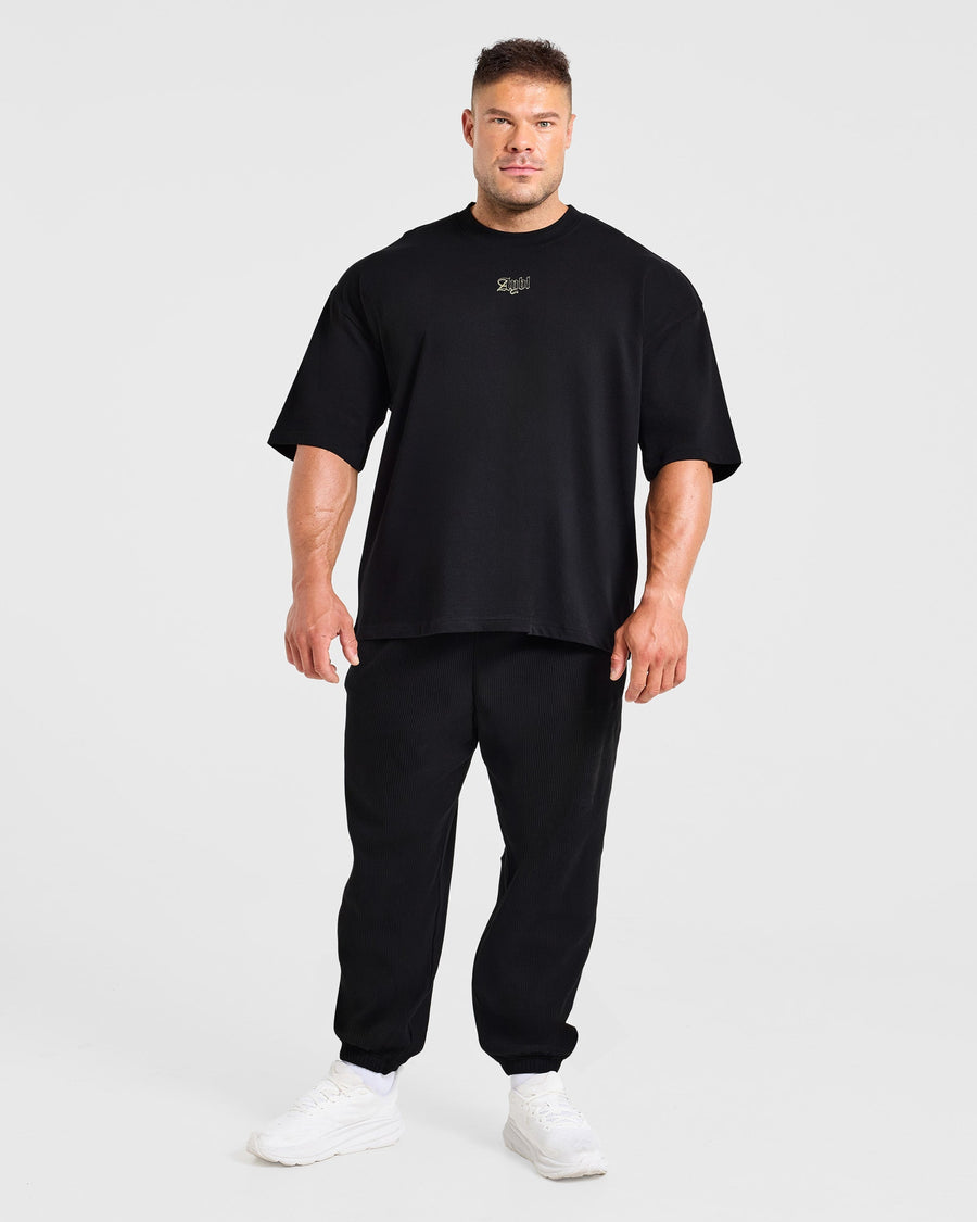 Wesley Vissers x Built to Conquer Oversized T Shirt - Noir