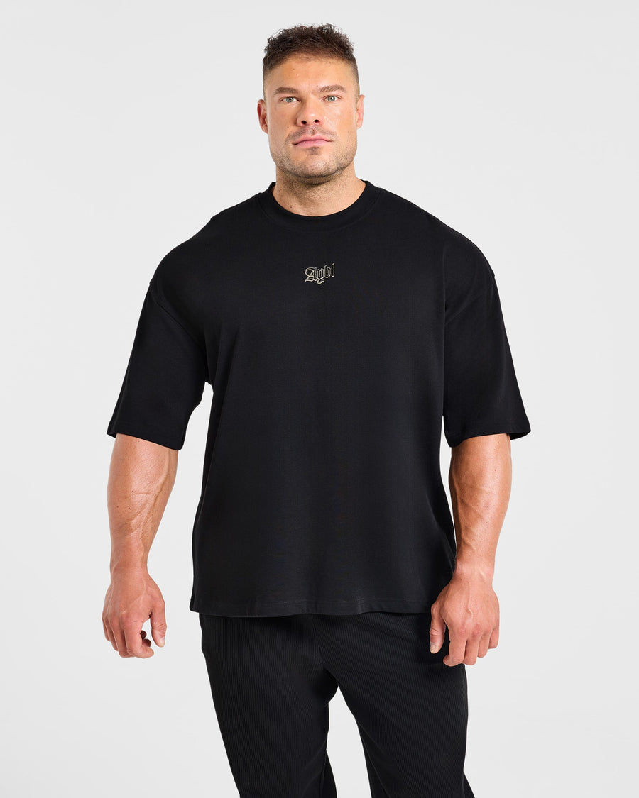Wesley Vissers x Built to Conquer Oversized T Shirt - Noir