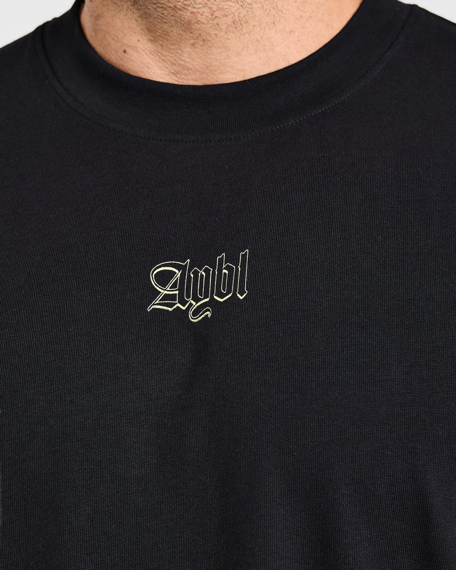 Wesley Vissers x Built to Conquer Oversized T Shirt - Noir