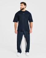 Wesley Vissers x AYBL Iron Works Oversized T Shirt - Navy