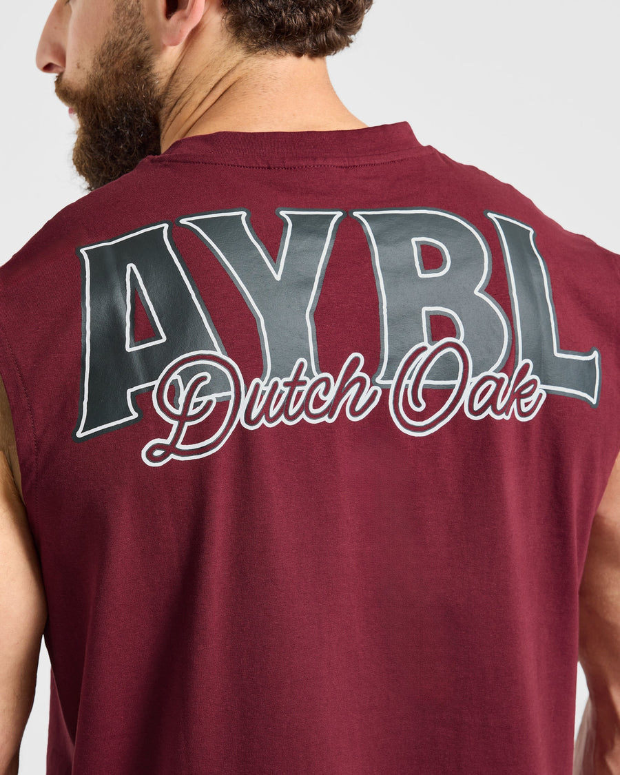 Wesley Vissers x AYBL Dutch Oak Oversized Tank - Port Rouge