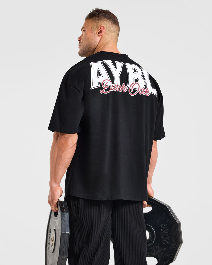 Wesley Vissers x AYBL Dutch Oak Oversized T Shirt - Noir