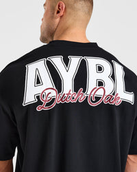 Wesley Vissers x AYBL Dutch Oak Oversized T Shirt - Noir