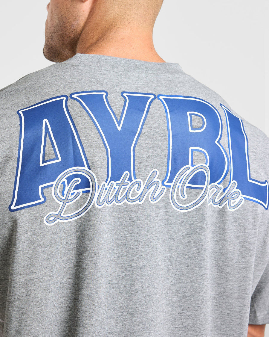 Wesley Vissers x AYBL Dutch Oak Oversized T Shirt - Mid Marl Gris