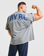 Wesley Vissers x AYBL Dutch Oak Oversized T Shirt - Mid Marl Gris