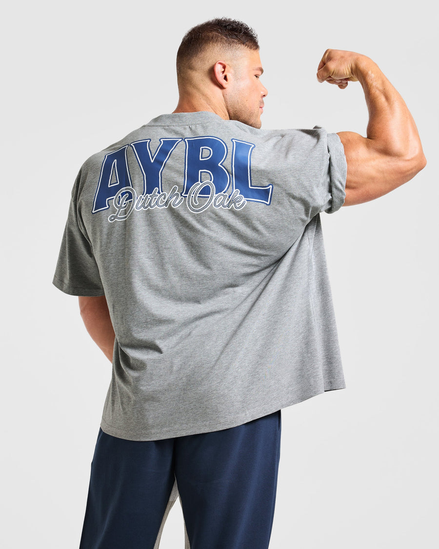 Wesley Vissers x AYBL Dutch Oak Oversized T Shirt - Mid Marl Gris