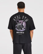 Venom In Every Rep Oversized T Shirt - Noir