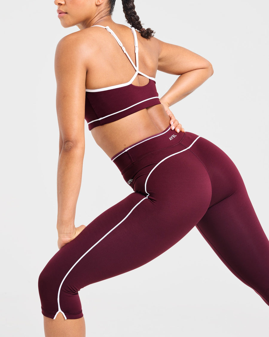 Form Capris - Deep Mulberry