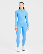 Form Zip Up Jacket - Bleu