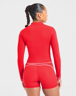Form Zip Up Jacket - Rouge