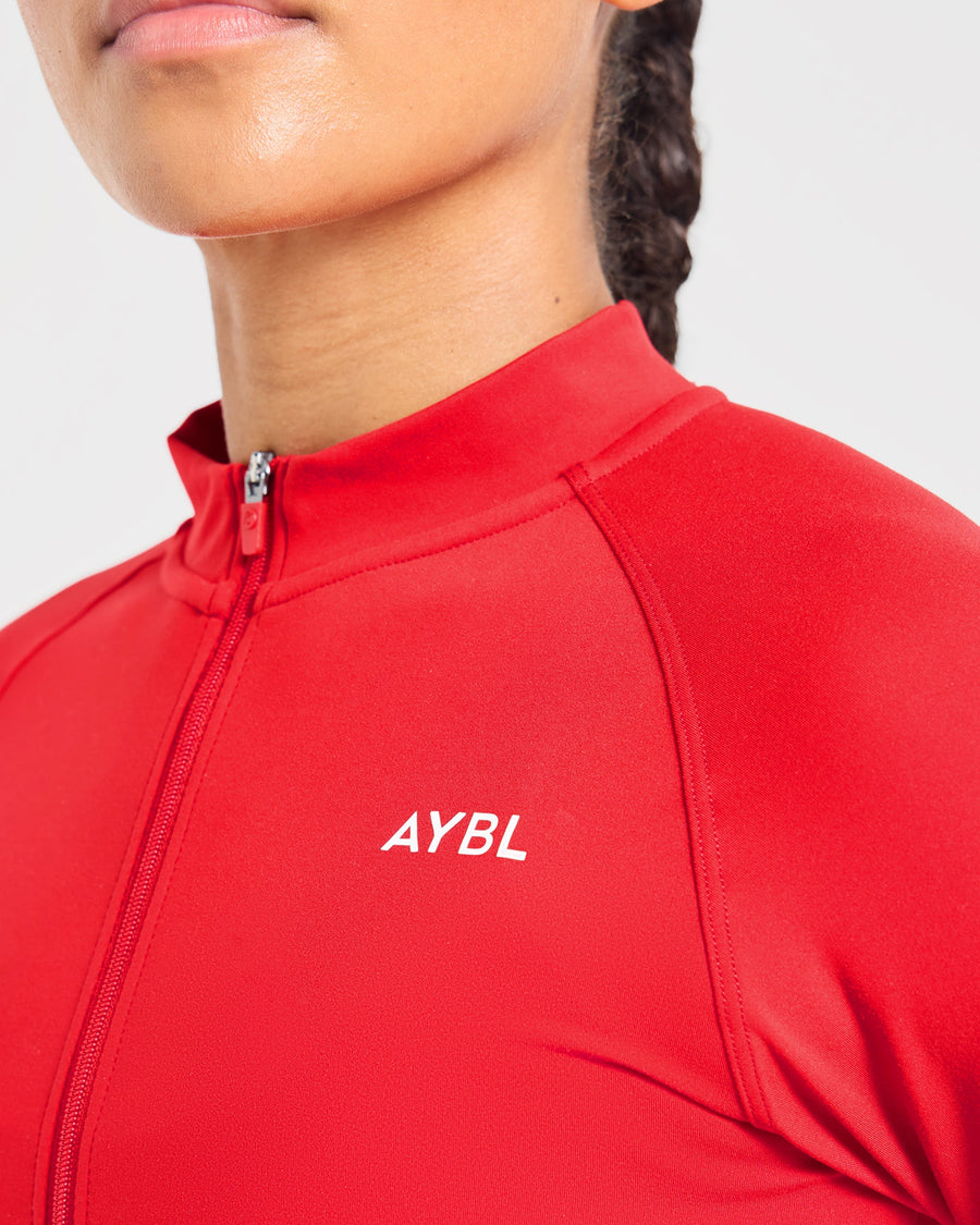 Form Zip Up Jacket - Rouge