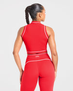 Form Tank Top - Rouge