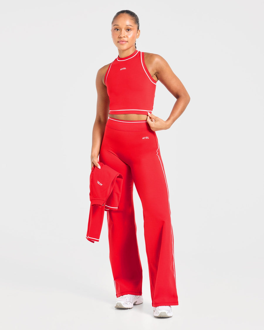 Form Flared Leggings - Rouge