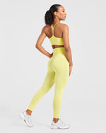 Empower Seamless Sports Bra - Lemon