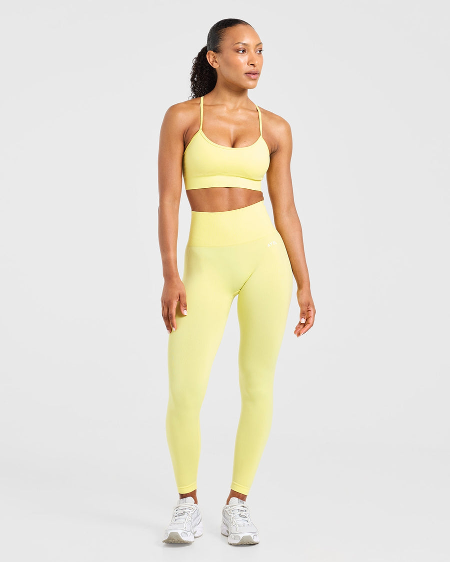 Empower Seamless Sports Bra - Lemon
