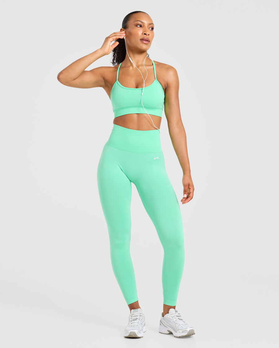 Empower Seamless Leggings - Spring Vert